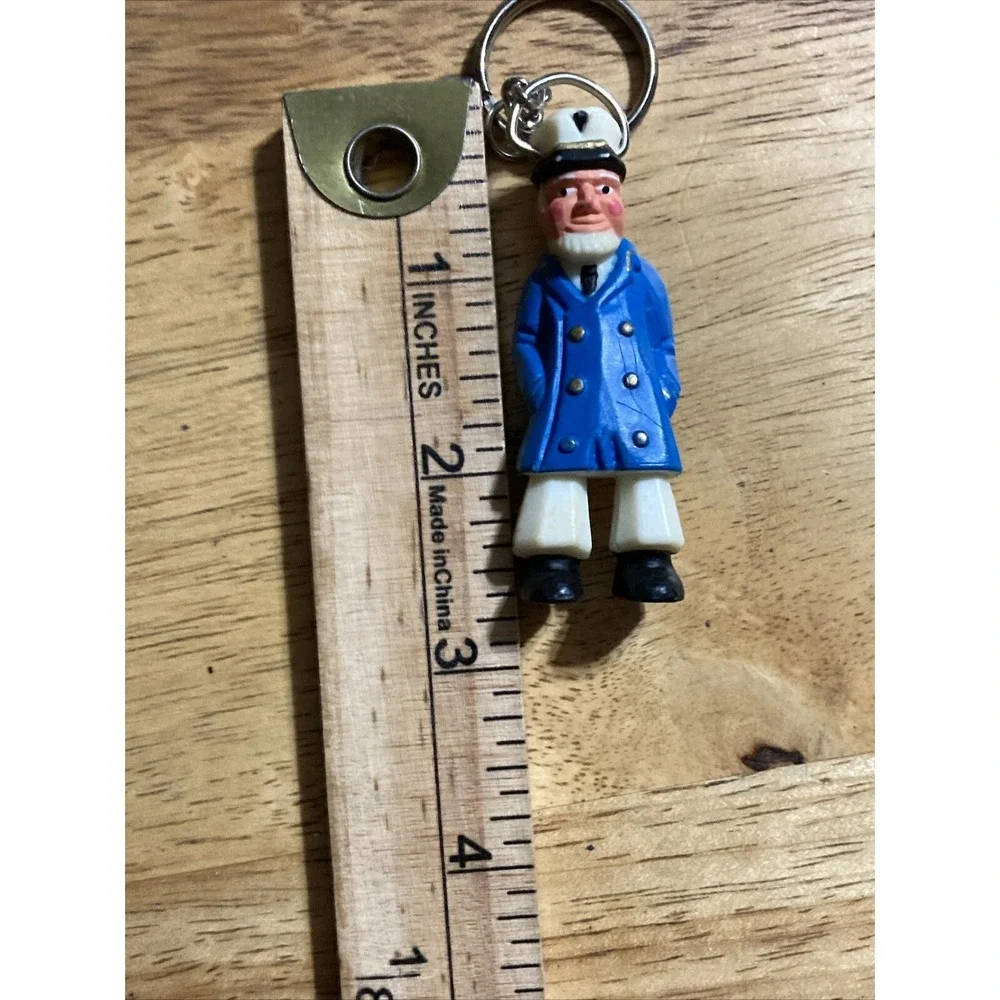 Fisherman‎ Old Sailor Captain Souvenir Keychain Key Ring